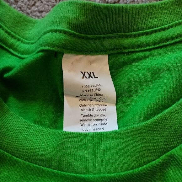 Xbox One Promo Graphic T-shirt Size XXL PRE-OWNED GREEN - Picture 4 of 5